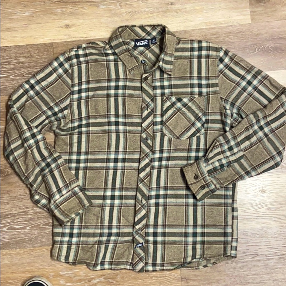 Van’s Vans Plaid Flannel Shirt Skate palace Nice💥